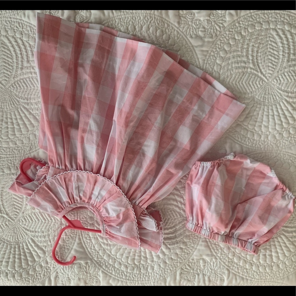 TBBC gingham dress with bloomers